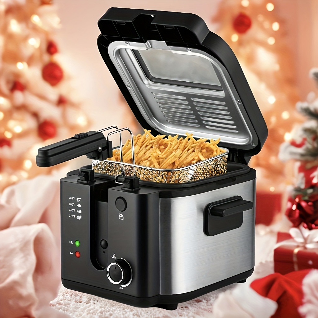 Kitchen Appliances Electric - SUSTEAS 1800/1500W/900W Electric Deep Fryer with