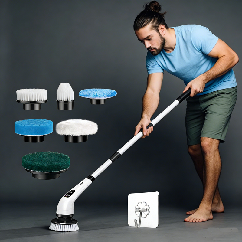 Kitchen Appliances Electric - Cordless Household Spin Scrubber Kitchen Gadgets