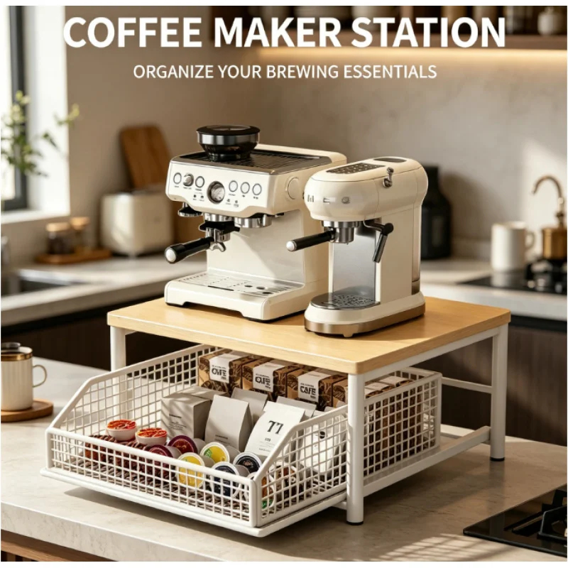Kitchen Appliances Countertop - Space Saving Kitchen Appliance Storage Rack