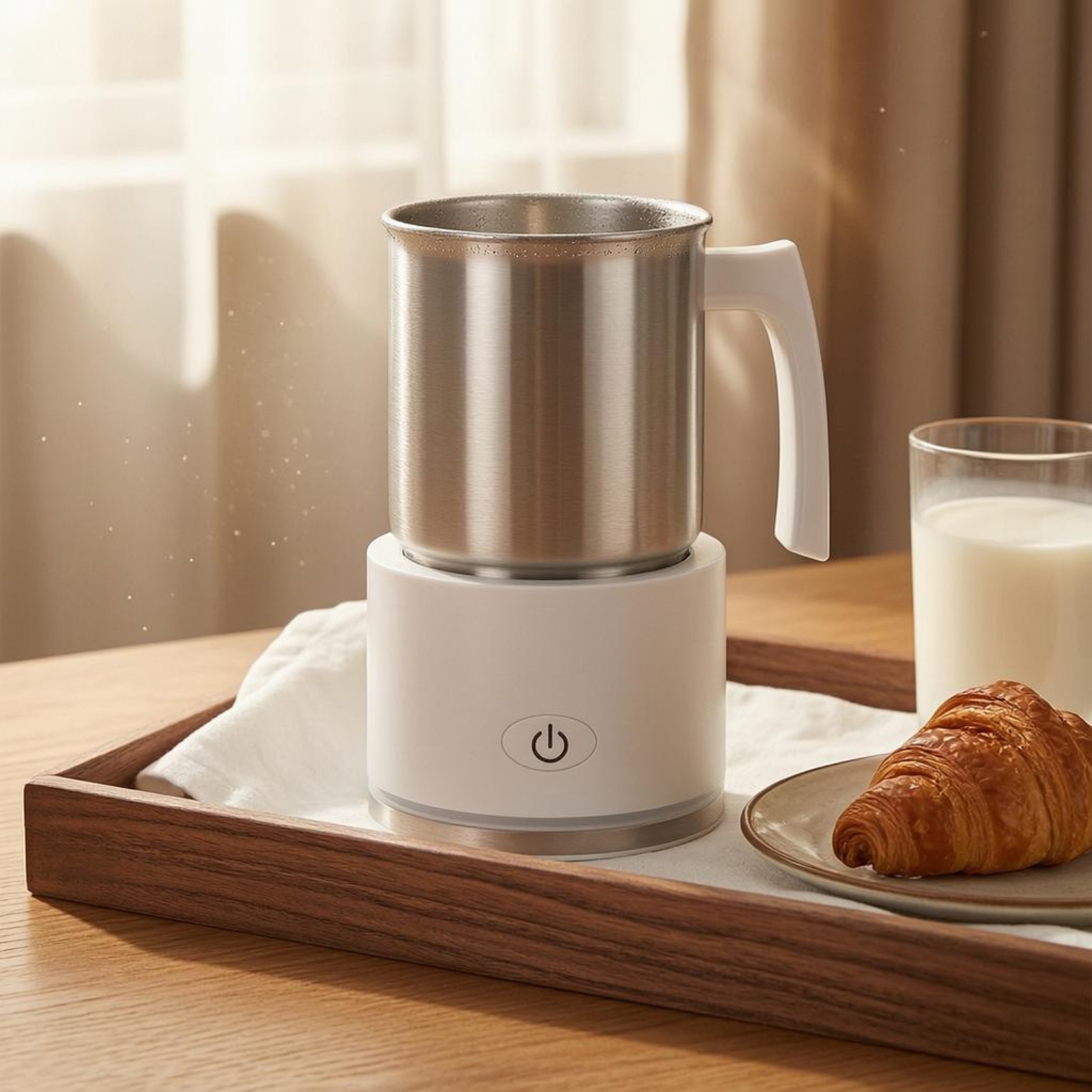 Kitchen Appliances In - Electric Milk Frother Stainless Steel Automatic