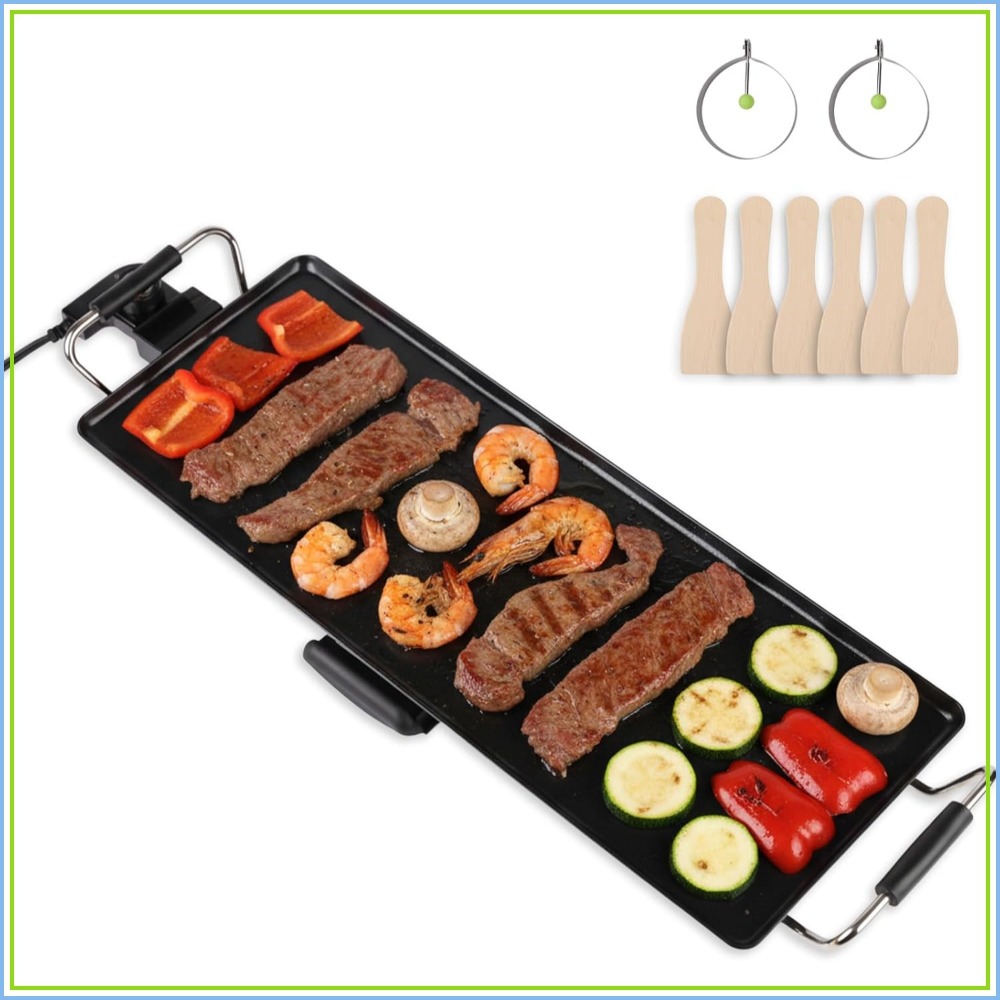 Electric Griddle Pancake - 30-Inch Electric Griddle & Teppanyaki Grill,