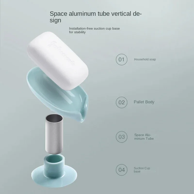 Drain Soap Holder Leaf Shape S - Kitchen Appliances Rack recensie en prijs