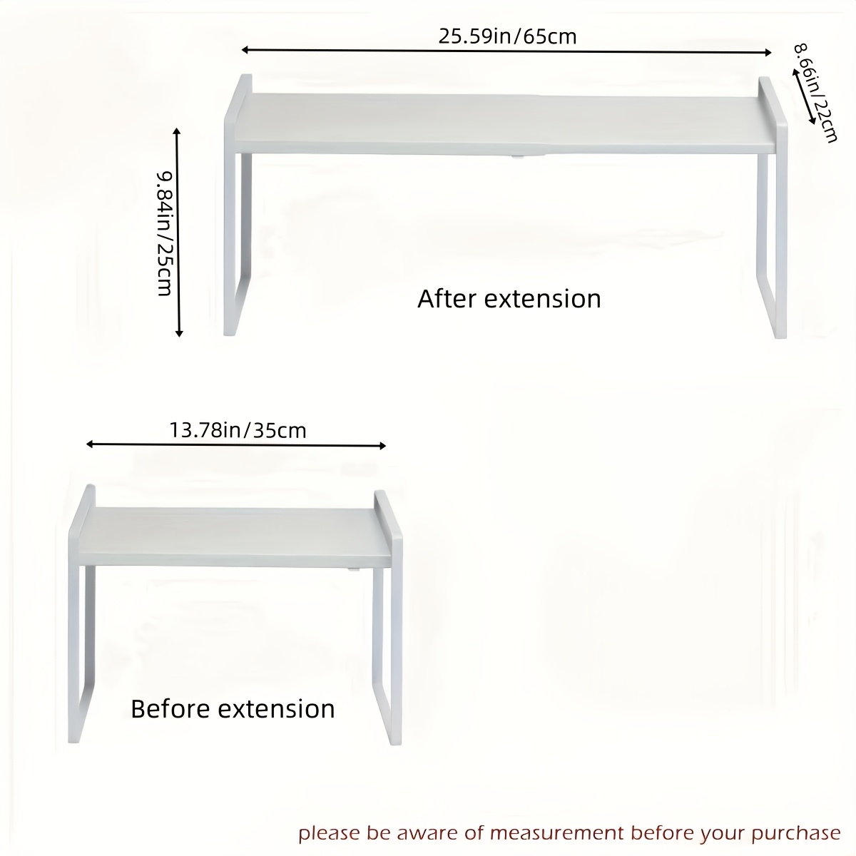 Adjustable&Extendable Metal Ca - Kitchen Appliances Countertop recensie en prijs