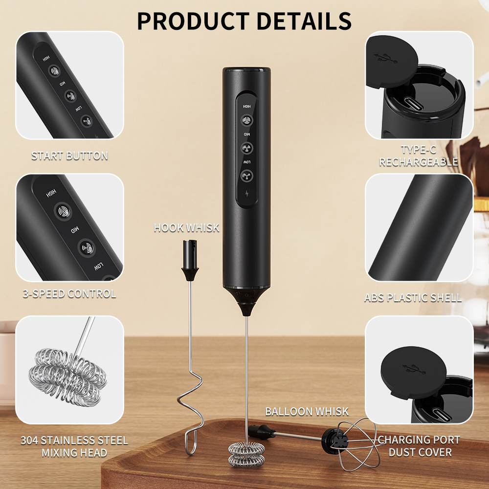 3 in 1 Electric Handheld Milk  - Kitchen Appliances Electric recensie en prijs