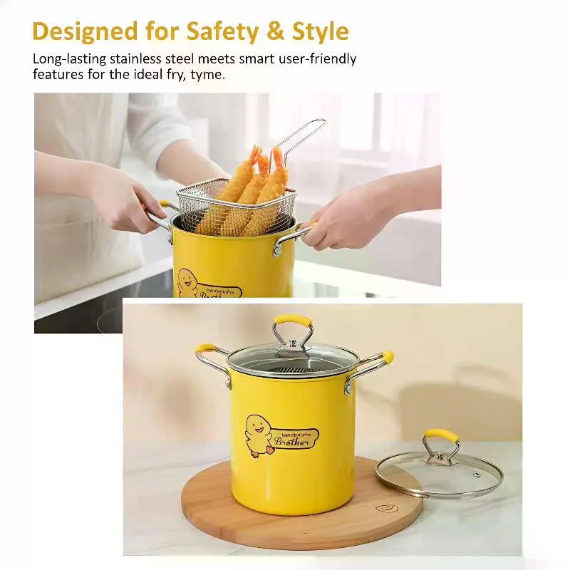 2/3L Deep Fryer Pot Stainless  - Kitchen Appliances In Japanese recensie en prijs