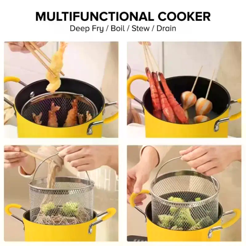2/3L Deep Fryer Pot Stainless  - Kitchen Appliances In Japanese recensie en prijs
