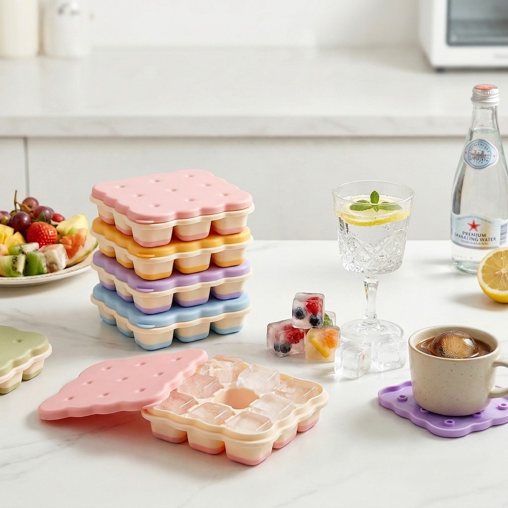 Cookie Shaped Plastic Ice Cube - Kitchen Appliances Rack recensie en prijs