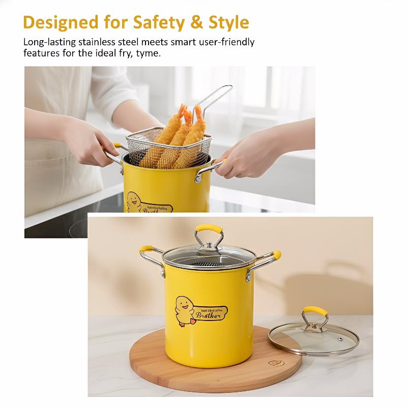 2/3L Deep Fryer Pot Stainless  - Kitchen Appliances In Japanese recensie en prijs