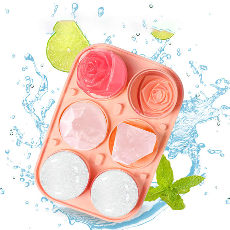 3D Rose Diamond Round Ice Cube - Kitchen Appliances Rack recensie en prijs