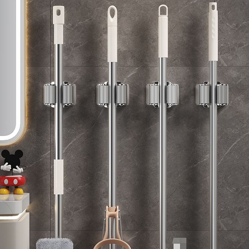 1-10Pcs Mop Broom Holder Wall  - Kitchen Appliances Rack recensie en prijs