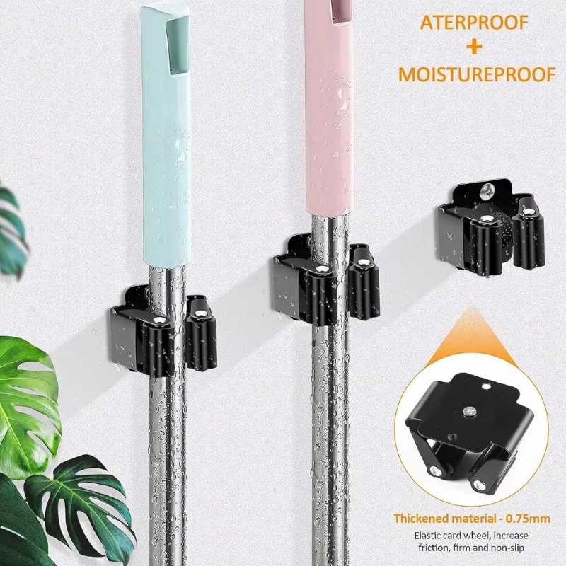 1-10Pcs Mop Broom Holder Wall  - Kitchen Appliances Rack recensie en prijs