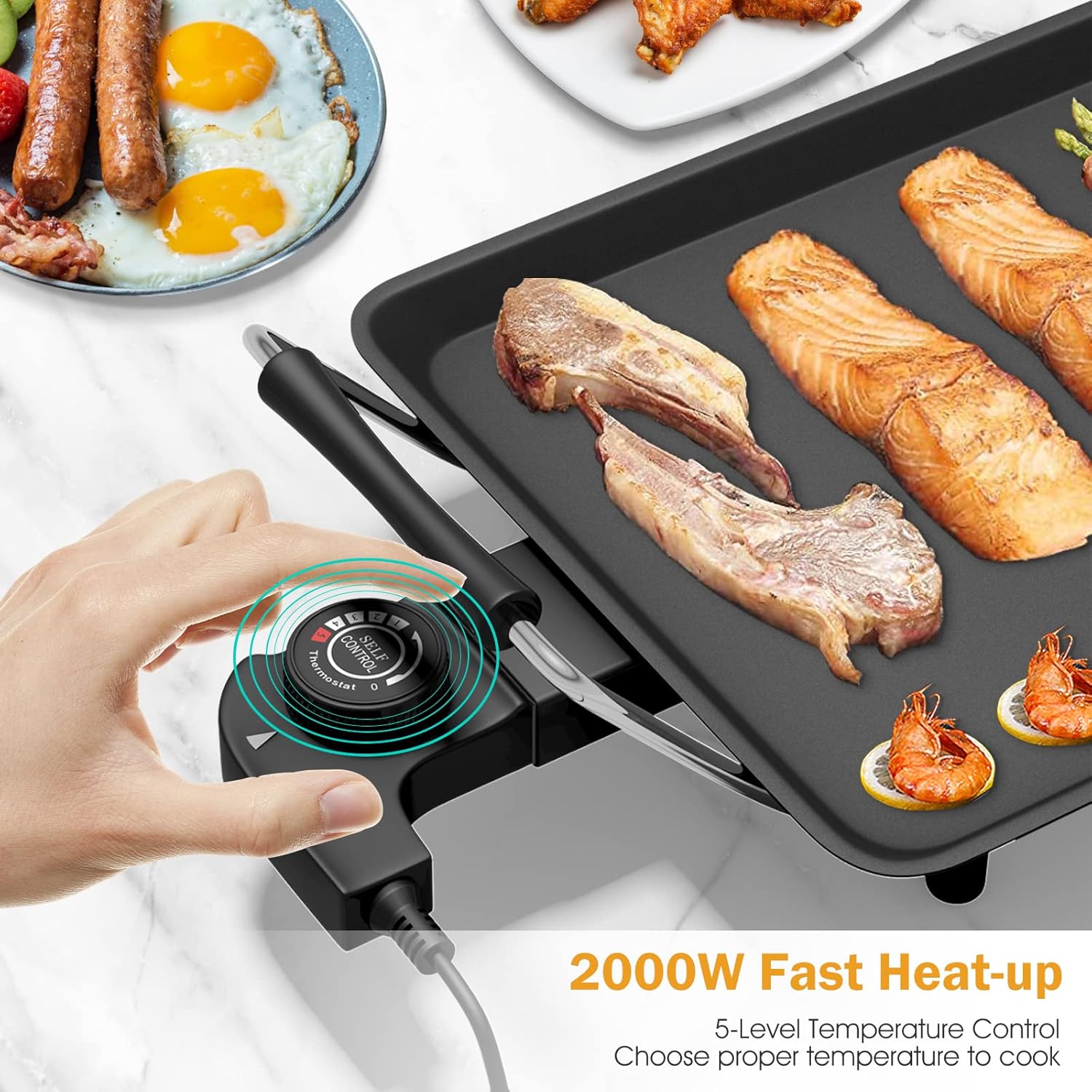 Electric Griddle 35 Inch - 200 - Electric Griddle Pancake recensie en prijs