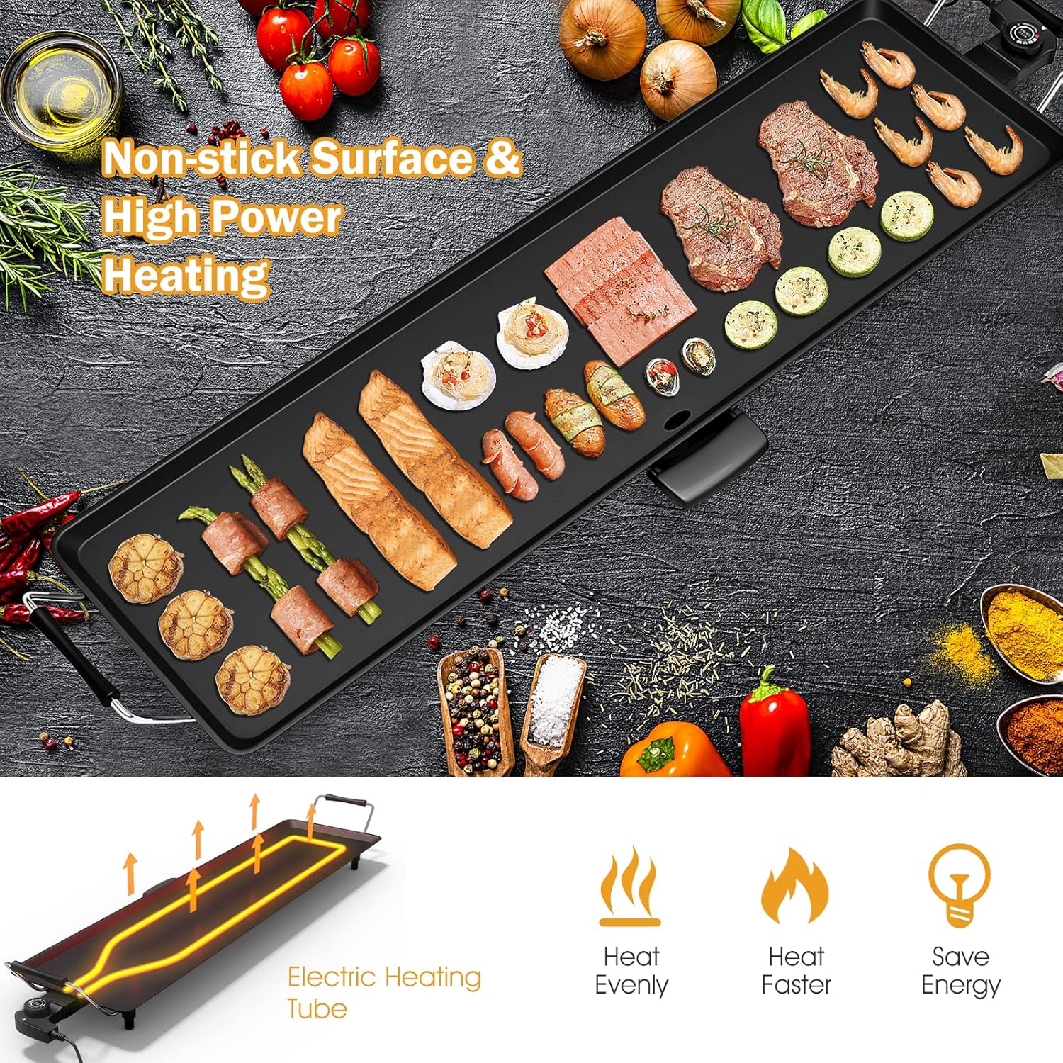 Electric Griddle 35 Inch - 200 - Electric Griddle Pancake recensie en prijs