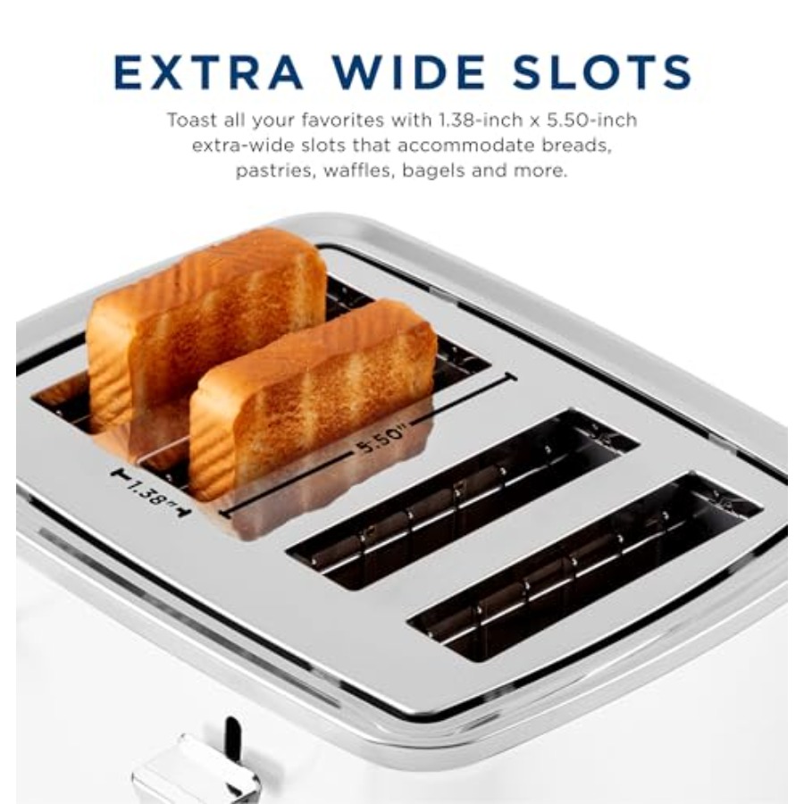 4 Slice Toaster with Extra Wid - Kitchen Appliances Countertop recensie en prijs