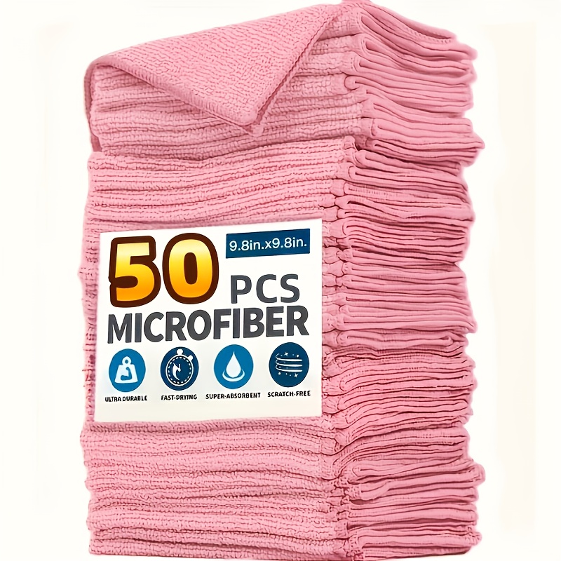 1-50Pcs Light Pink Microfiber  - Kitchen Appliances In recensie en prijs