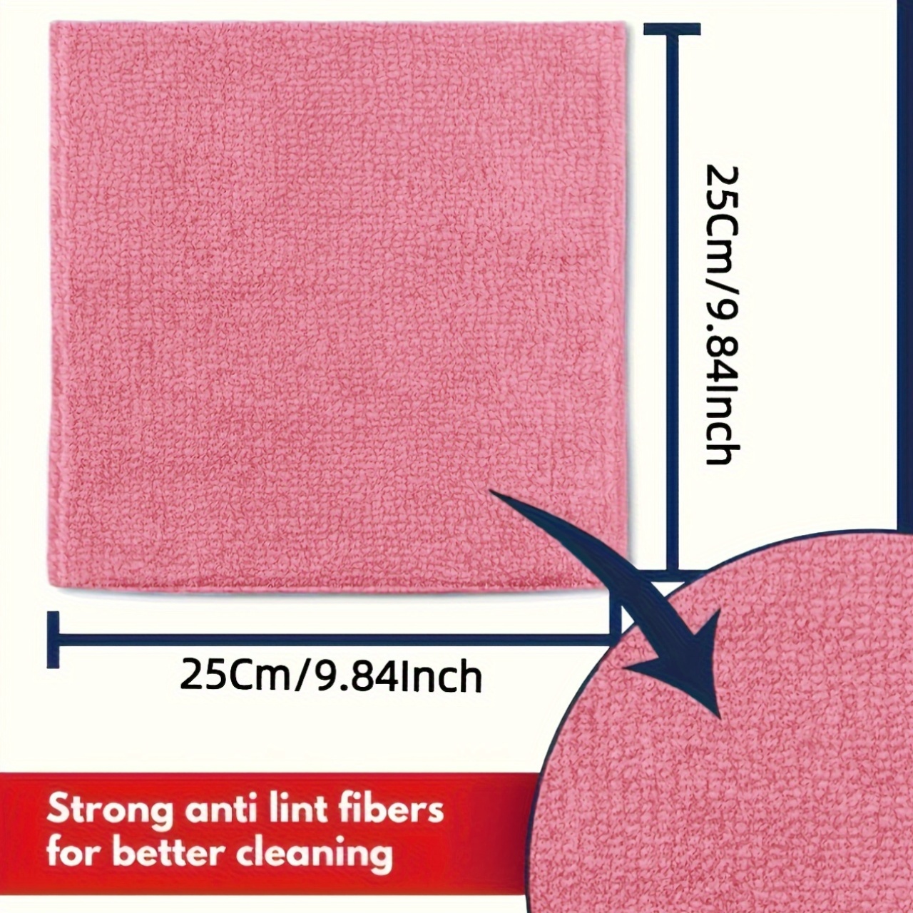 1-50Pcs Light Pink Microfiber  - Kitchen Appliances In recensie en prijs