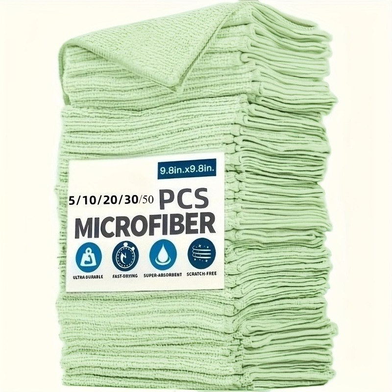 1-50Pcs Light Green Microfiber - Kitchen Appliances In recensie en prijs