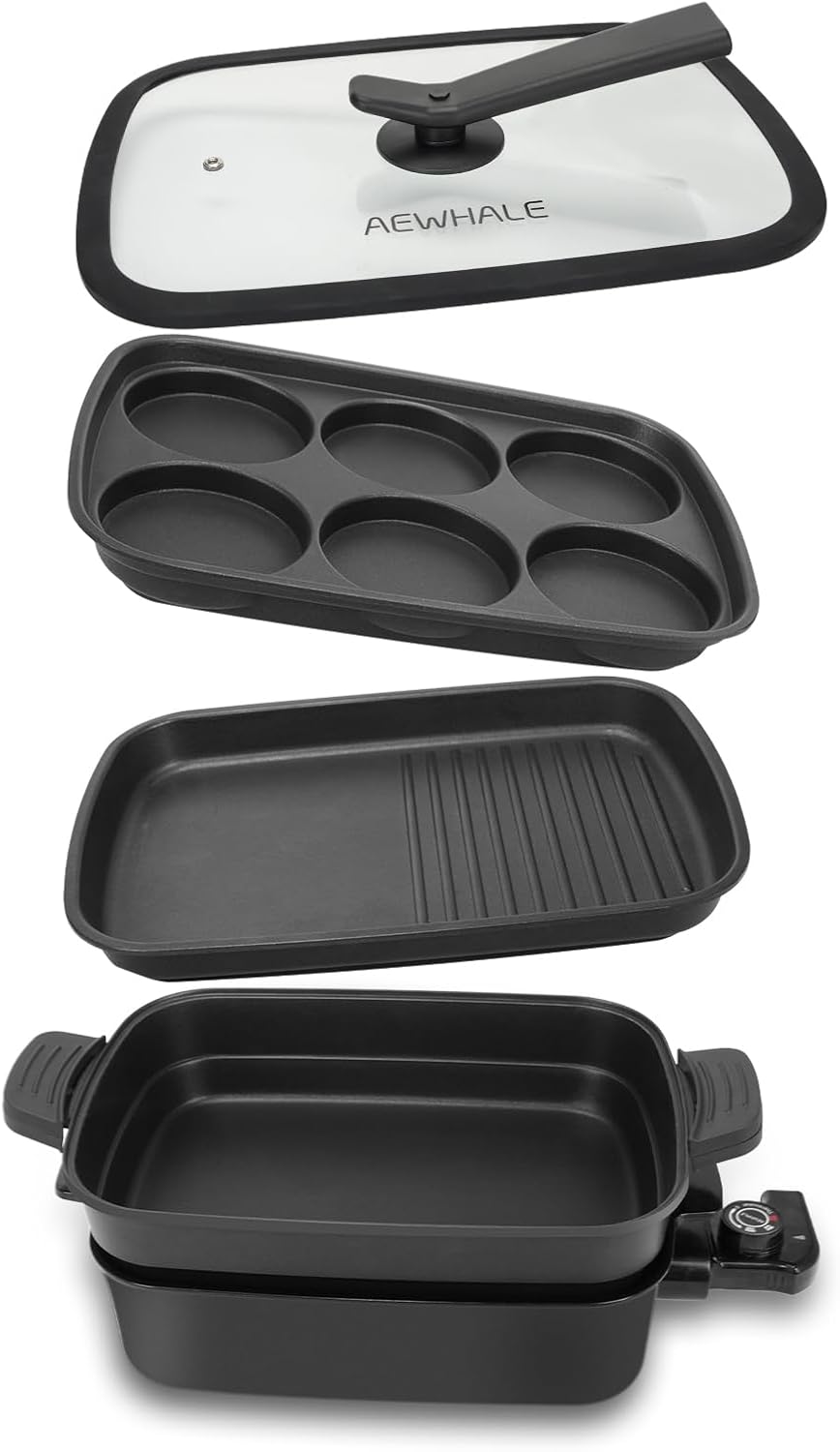 3-in-1 Multifunctional Electri - Electric Griddle Pancake recensie en prijs