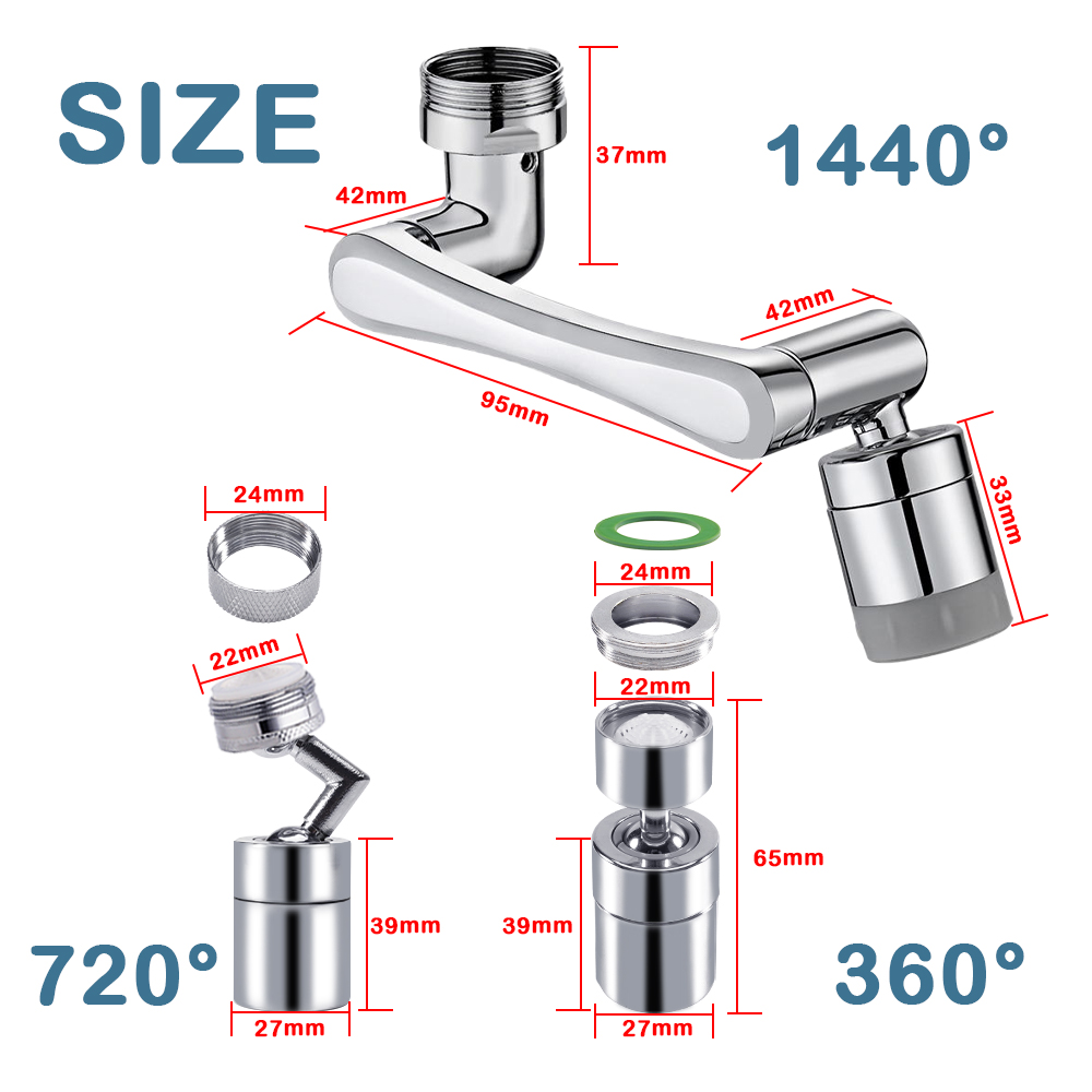 Metal 1440° Water Tap Nozzle K - Kitchen Appliances Bundle recensie en prijs