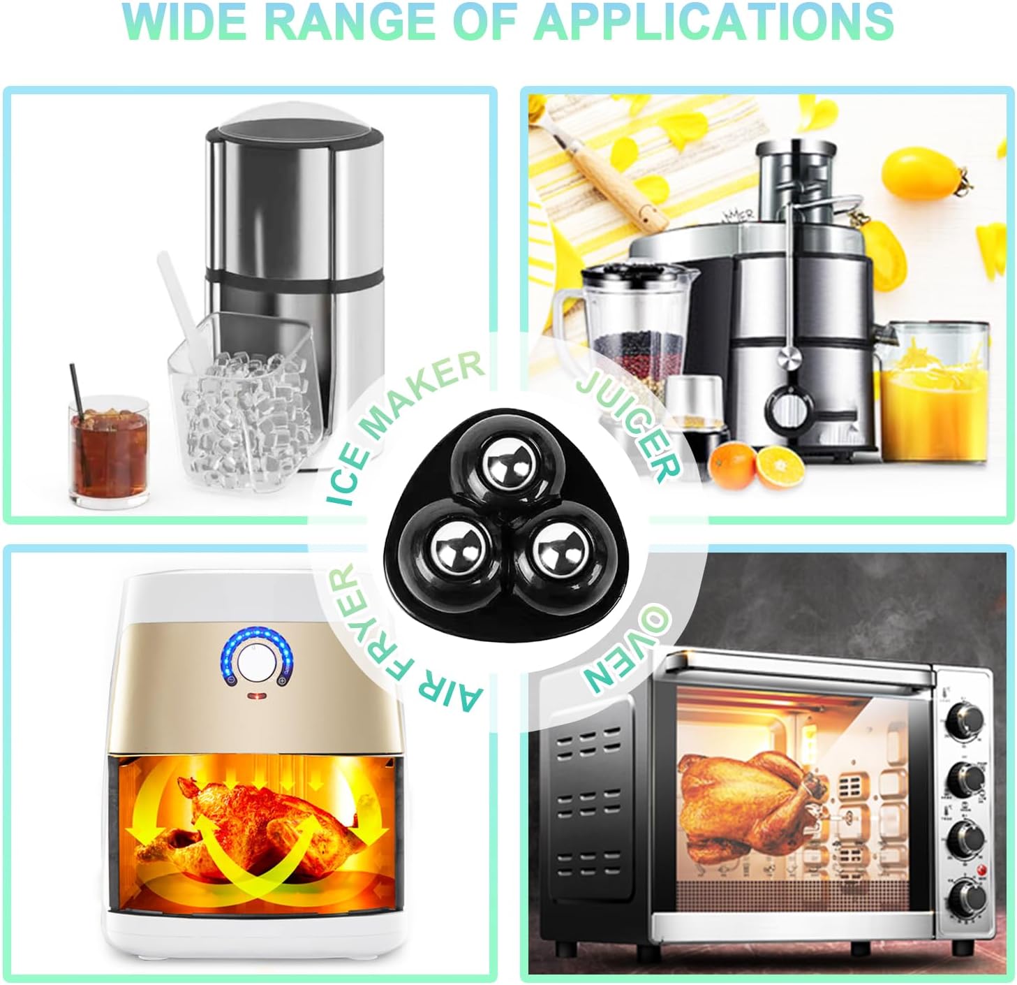 8-Pack Appliance Rollers: Smoo - Kitchen Appliances Countertop recensie en prijs