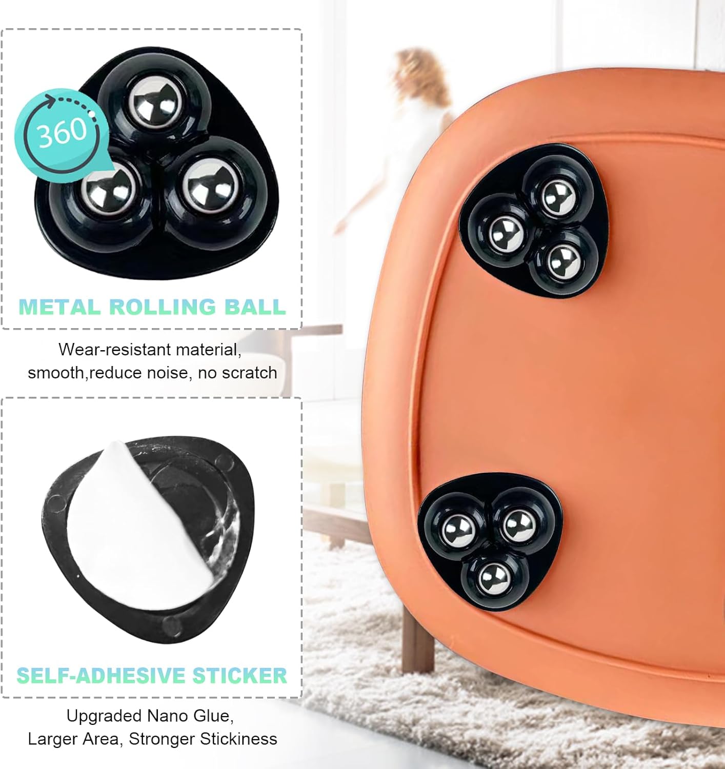 8-Pack Appliance Rollers: Smoo - Kitchen Appliances Countertop recensie en prijs