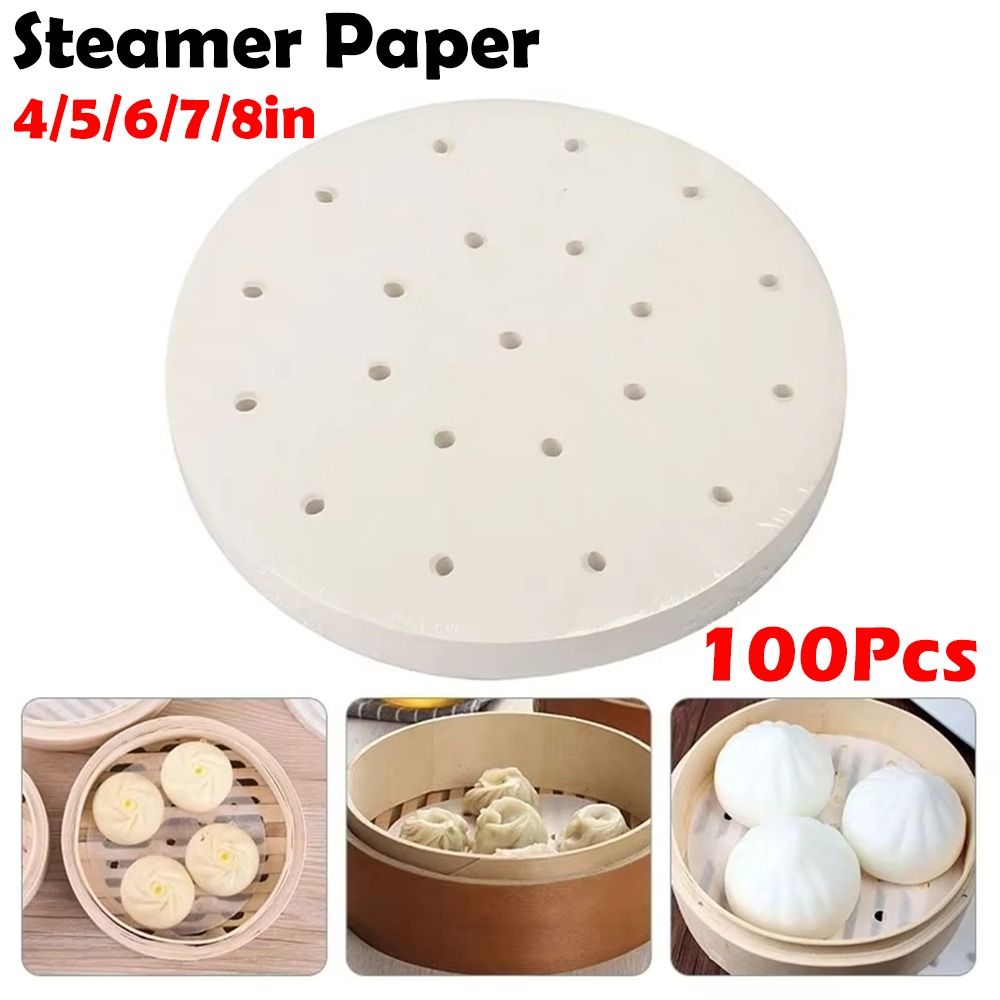 100Pcs Steamed Paper Steamed B - Kitchen Appliances For Restaurant recensie en prijs